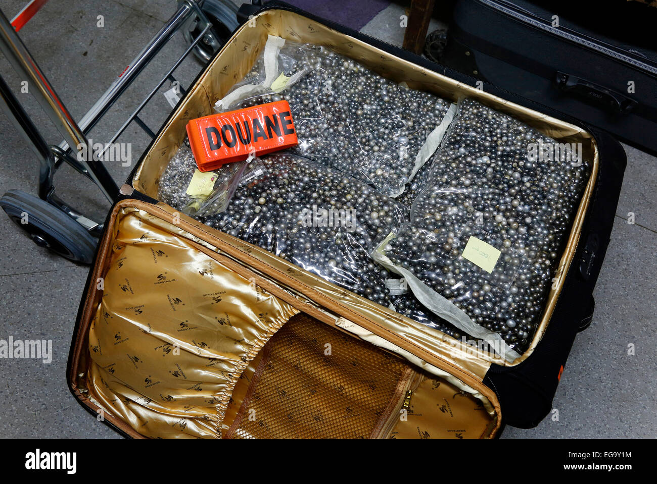 Fluggesellschaft "International Airport (Französisch-Polynesien), Juni 2013: Zoll Stockfoto