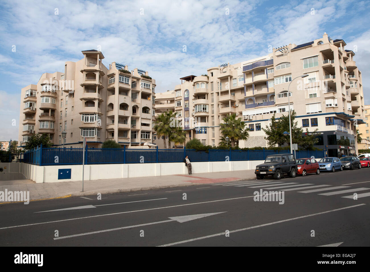 Wohnung Wohnungen Melilla autonomen Stadtstaat spanischem Territorium in Nordafrika, Spanien Stockfoto