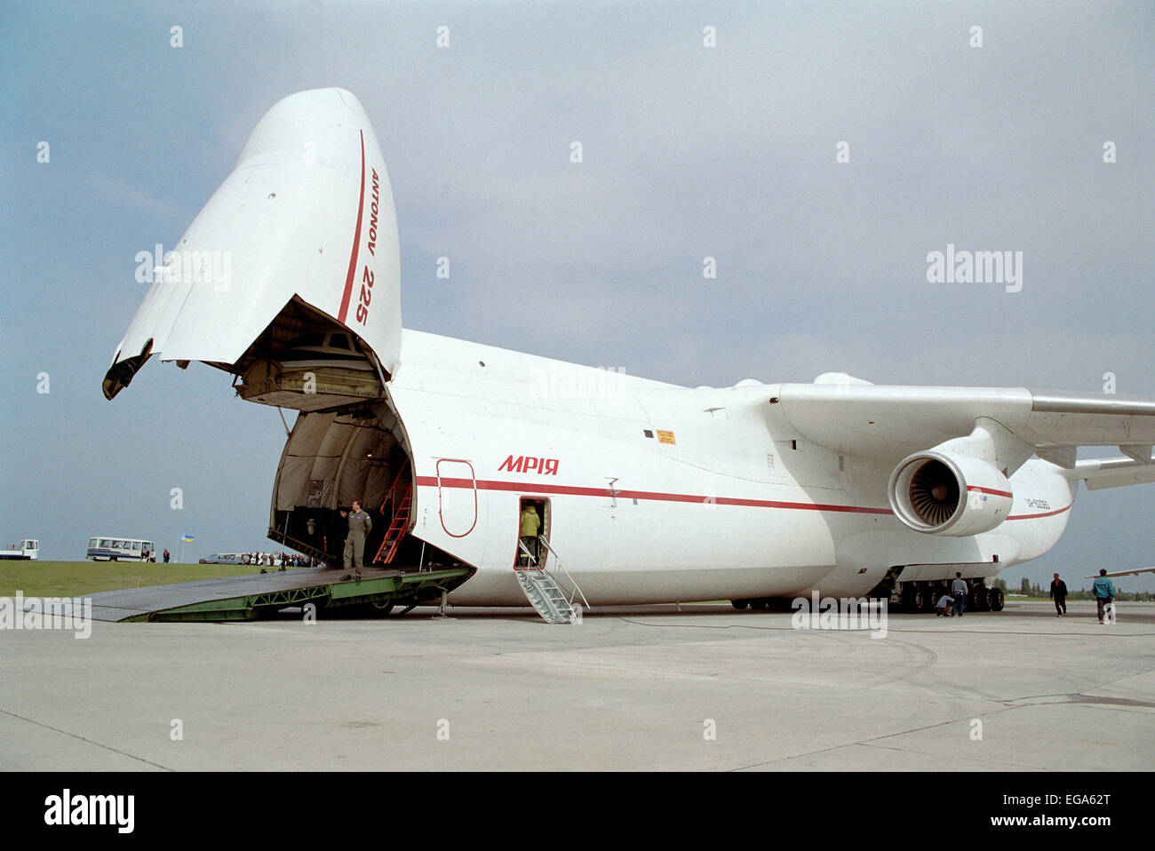 Antonow An-225-Mrya Stockfoto
