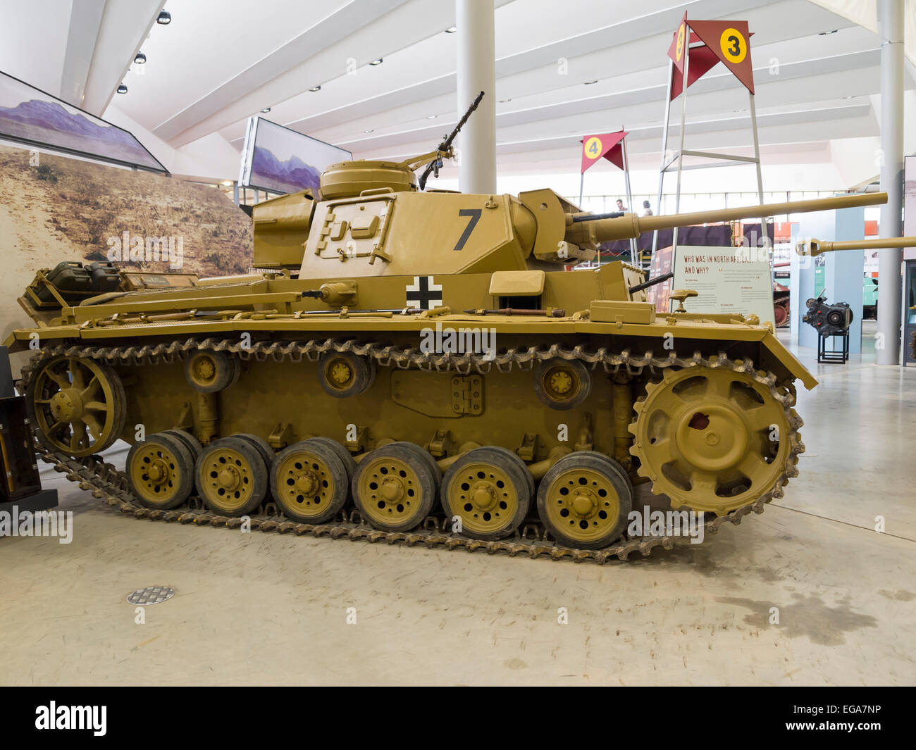 WW2 German Tank im Bovington Tank museum Stockfoto