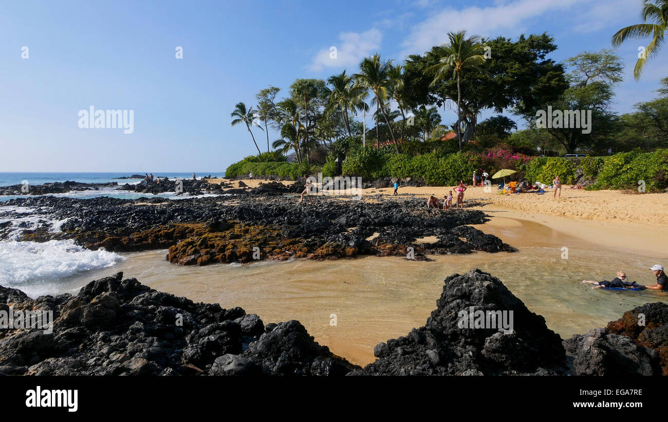 Makena Beach State Park, Maui, Hawaii Stockfoto