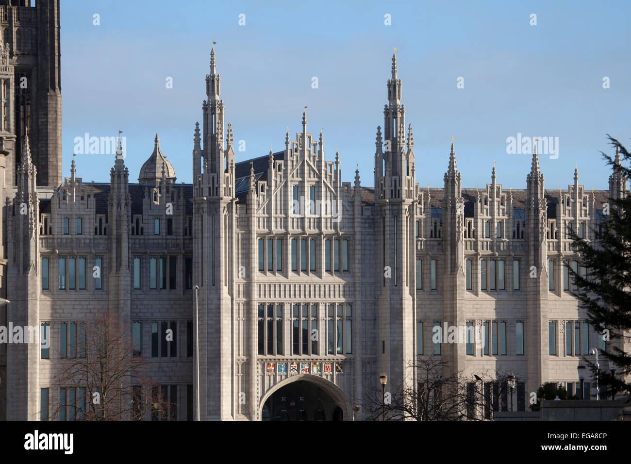 Marischal College Broad Street Aberdeen Stockfoto