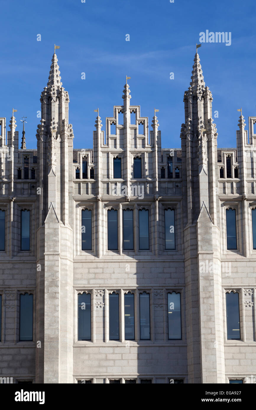 Marischal College Broad Street Aberdeen Stockfoto