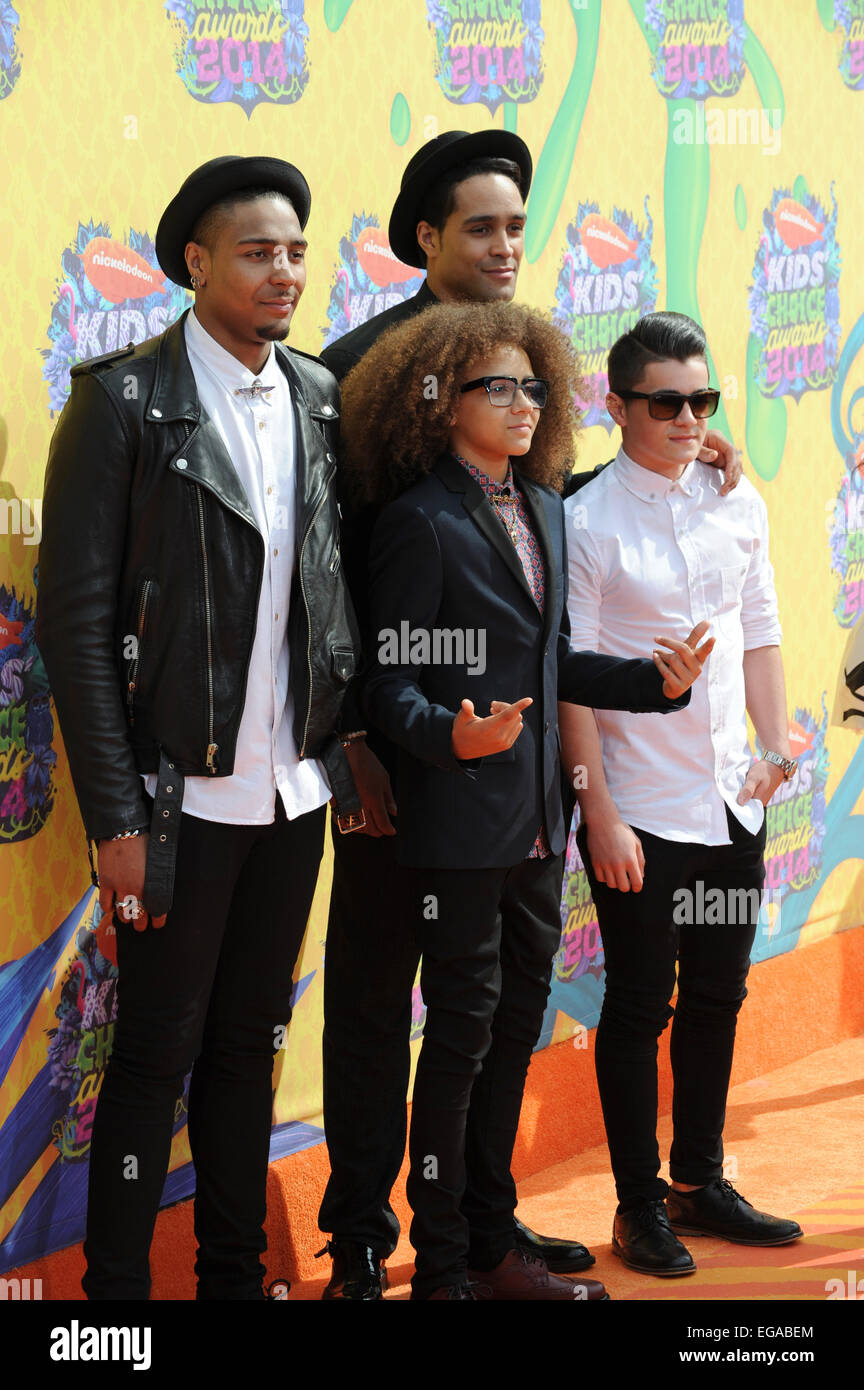 LOS ANGELES, CA 29. März 2014 Tanzgruppe Diversity Jordan Banjo