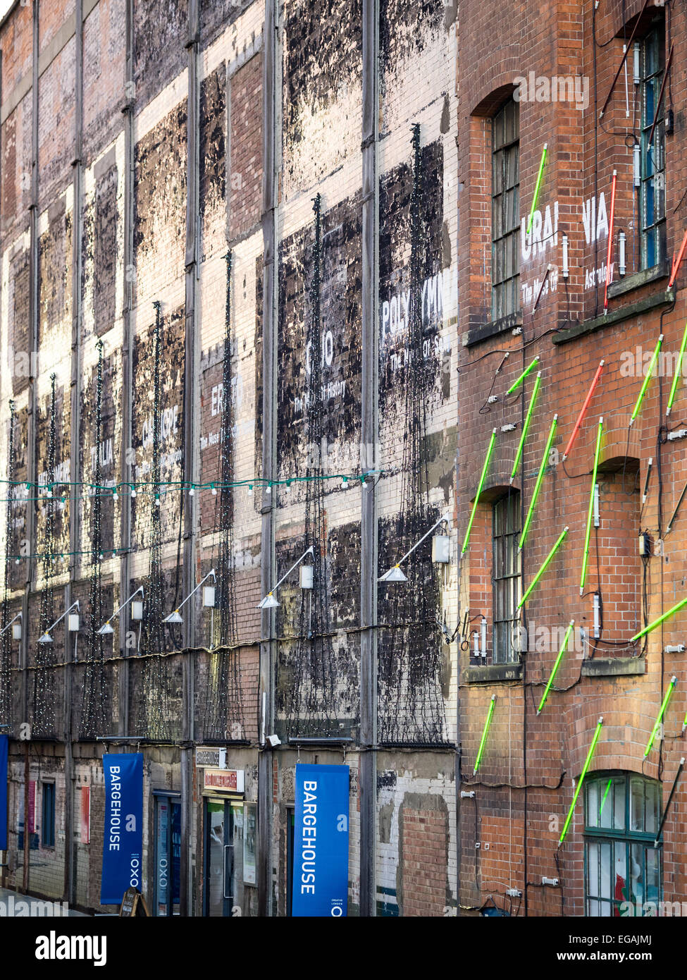 Die Bargehouse Arts Center auf dem Londoner Southbank Stockfoto