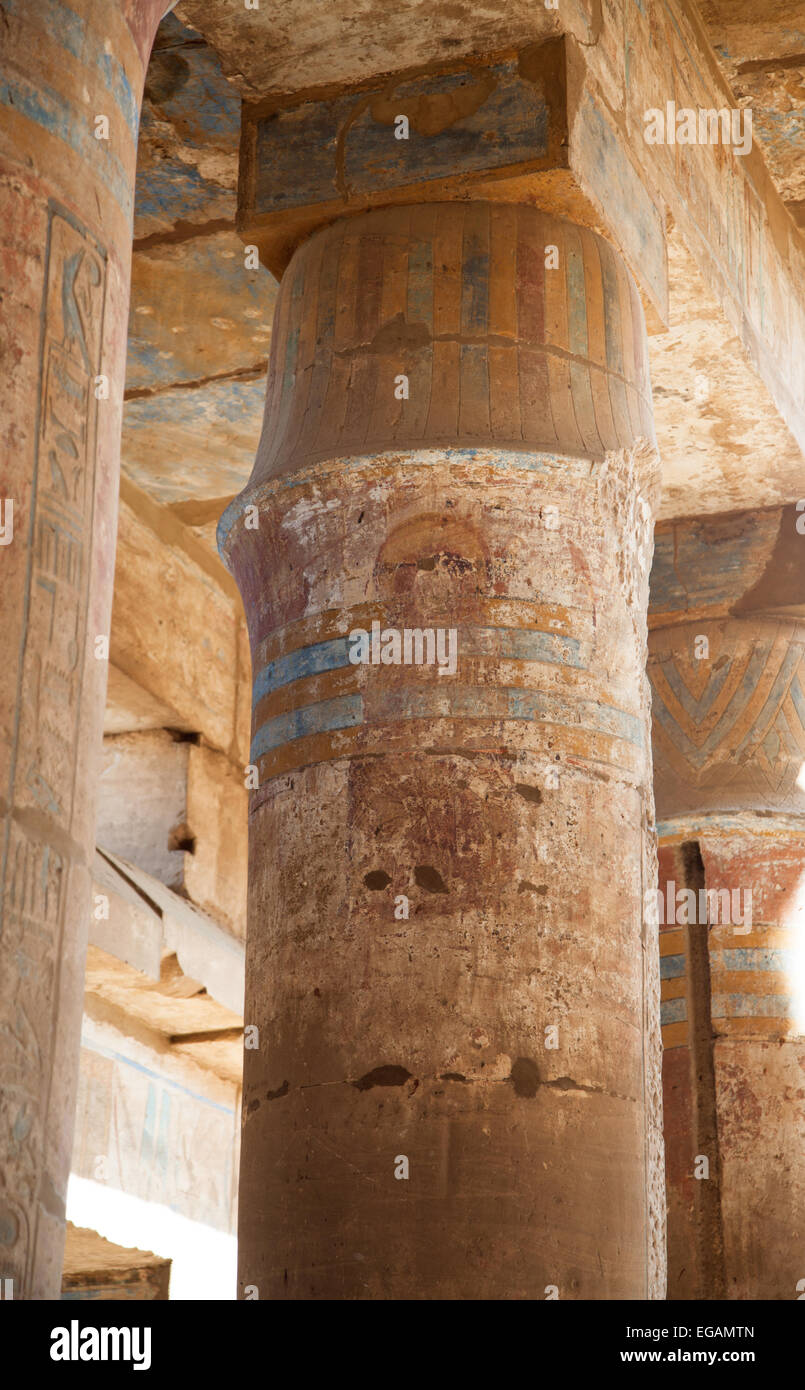 Karnak Tempel, Luxor - details Stockfoto