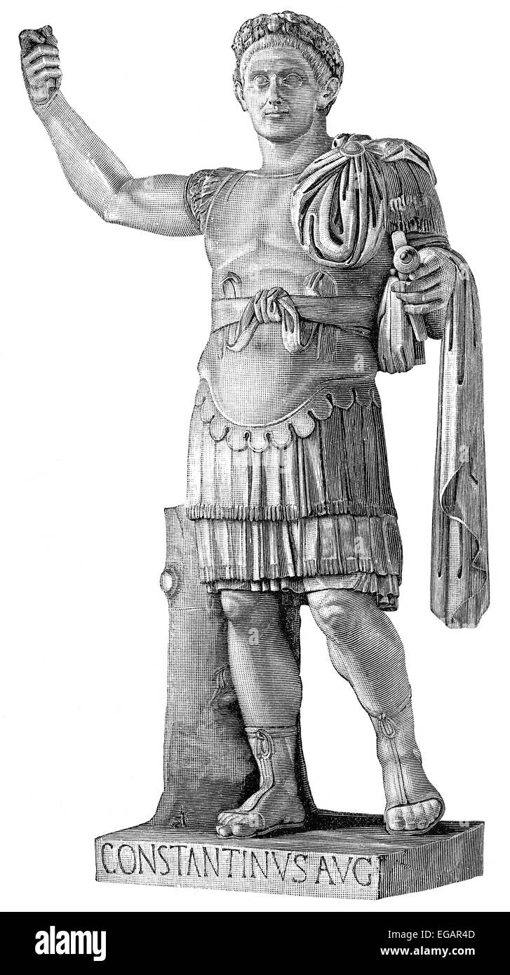 Konstantin der große oder Constantine I, Flavius Valerius Aurelius