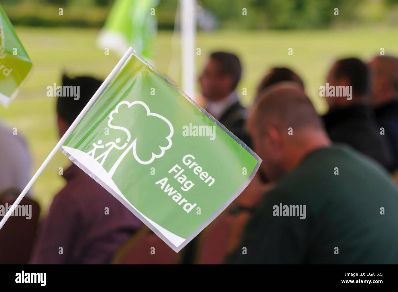 National Parks grün Kennzeichnungsstatus. Stockfoto