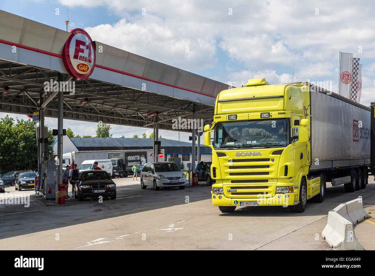 Tankstelle Tschechien Grenze Asch