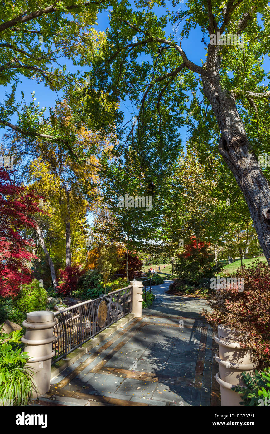 Dallas Arboretum und Botanischer Garten in den Herbst, Texas, USA Stockfoto