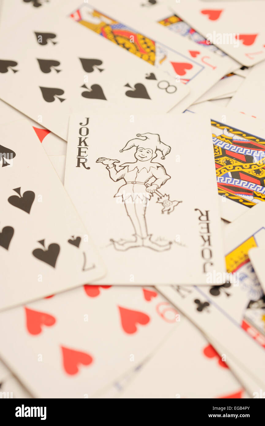 Spielkarten Stockfoto