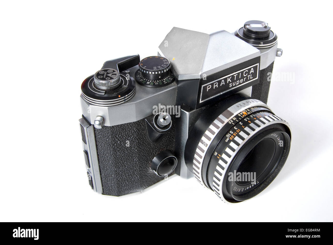 Praktica Super TL 35mm SLR Kamera Vintage-Kamera Stockfoto