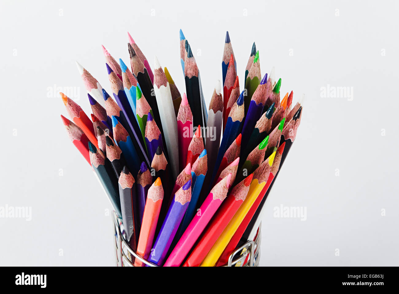 Fülle, die Zeichnung Bleistift Glas Stifthalter Vermittlung von Bildung niemand Stockfoto