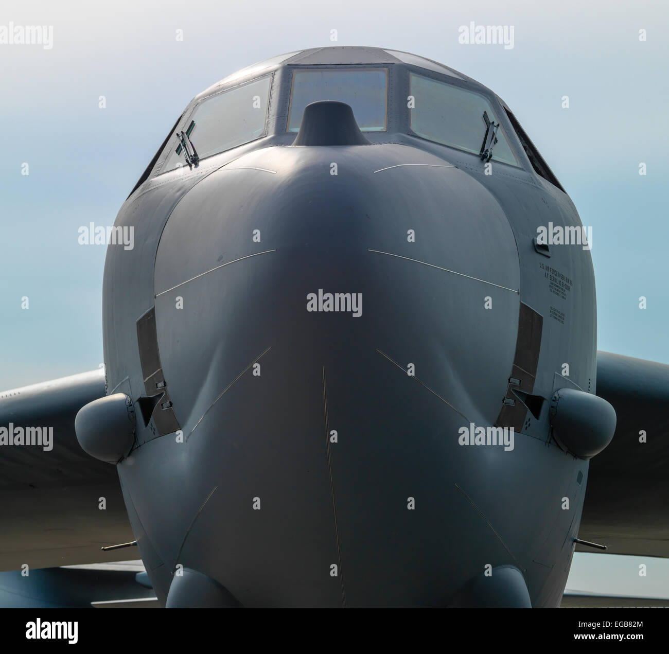 Boeing b-52 (Stratofortress) strategische Bomber. Stockfoto