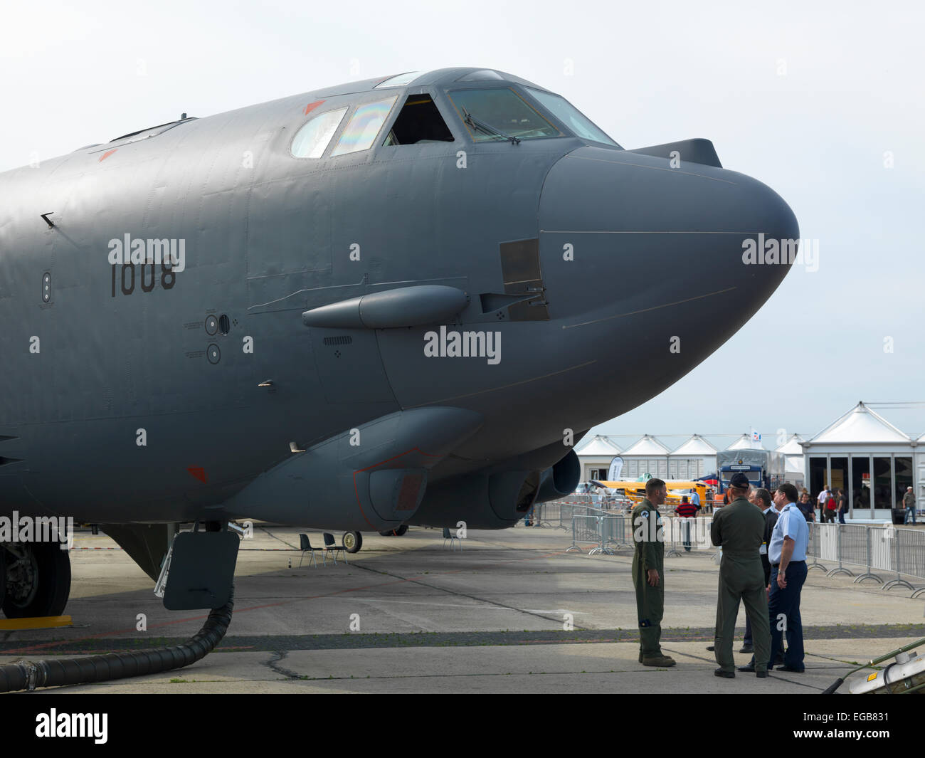 Boeing b-52 (Stratofortress) strategische Bomber. Stockfoto