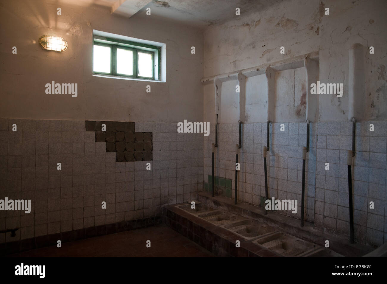 Ehemalige sowjetische KGB Gefängnis Leistikowstrasse, Potsdam, Deutschland Stockfoto