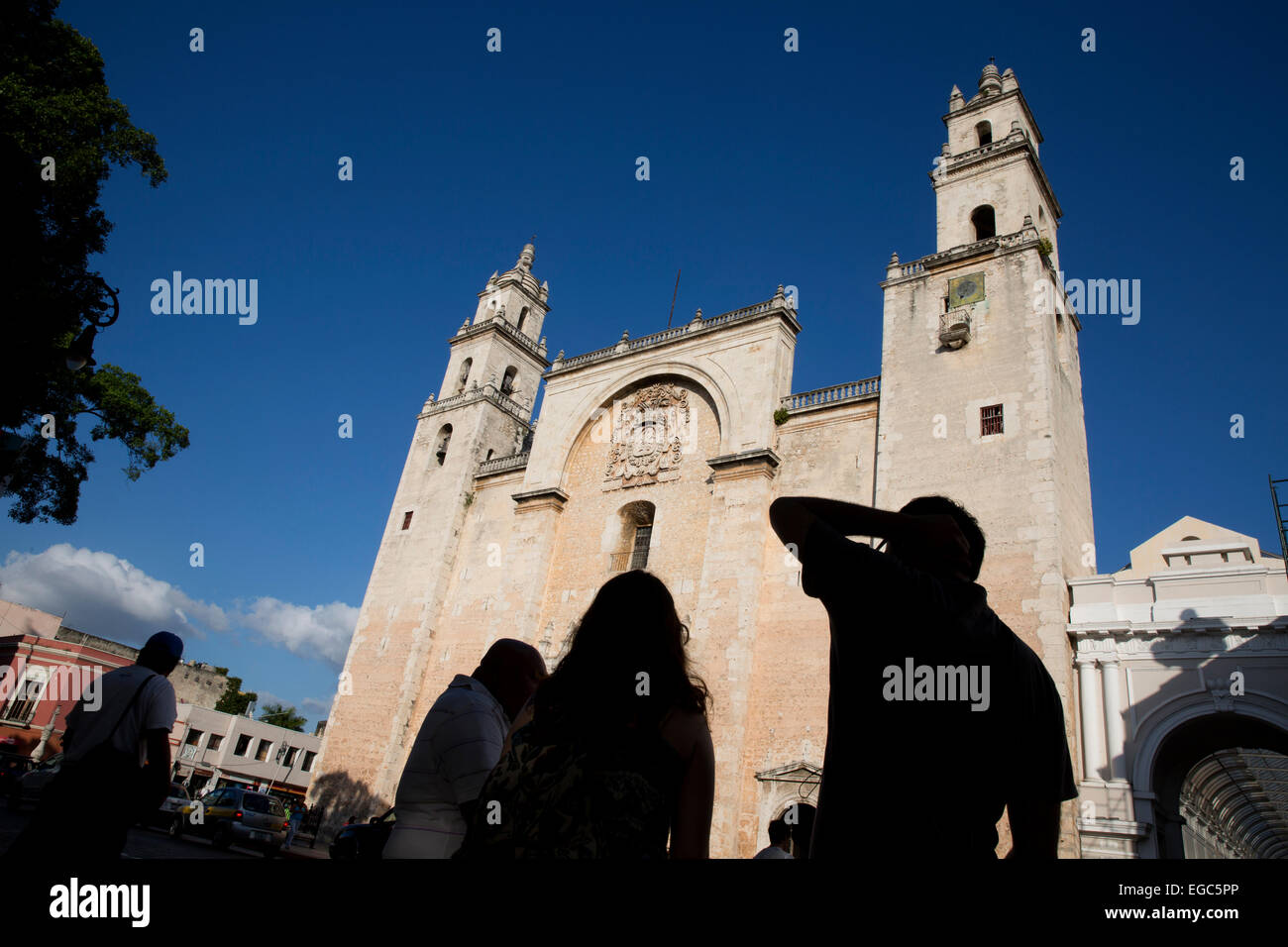 Catedral de San Ildefonso, Merida, Yucatan, Mexiko Stockfoto
