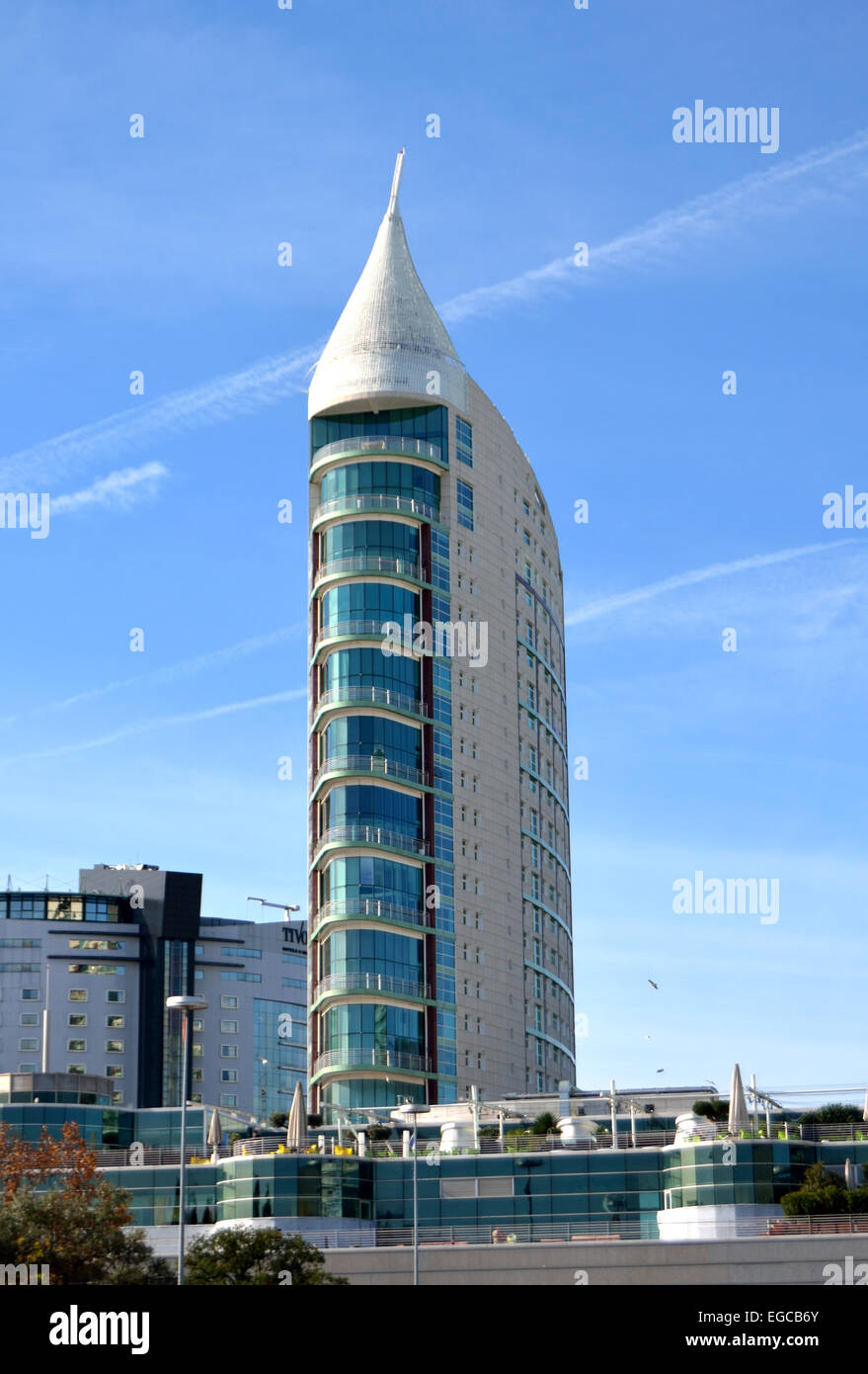 Lissabon-Wolkenkratzer Stockfoto