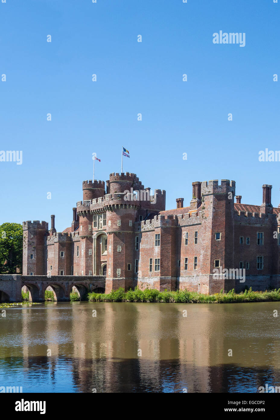 Herstmonceux Castle East Sussex England UK Stockfoto