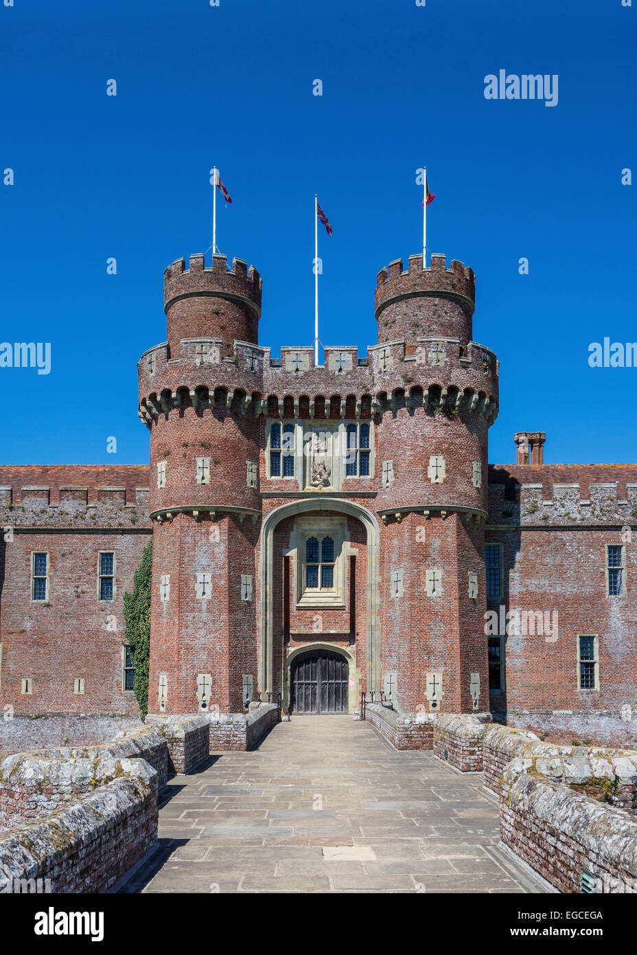 Herstmonceux Castle East Sussex England UK Stockfoto