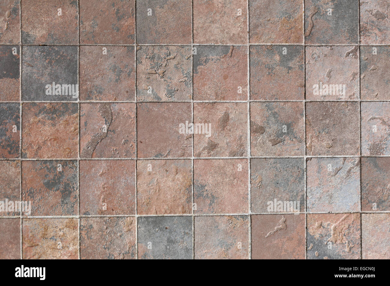 Fliese des steinernen Maßwerk Quadrat für den Hintergrund. Stockfoto