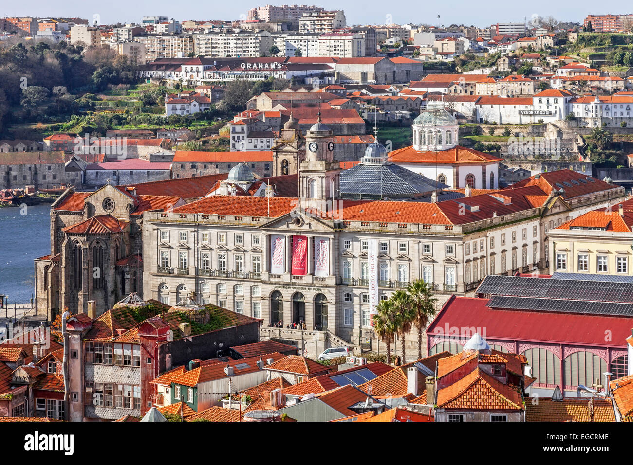 Porto, Portugal. Stock Exchange Palast oder Palacio da Bolsa. 19. Jahrhunderts neoklassischen Architektur. UNESCO-Weltkulturerbe Stockfoto