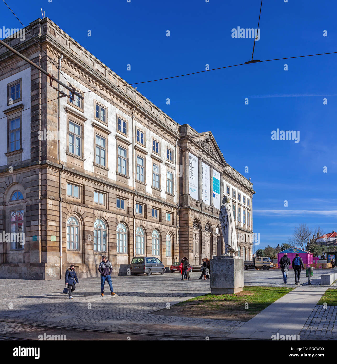 Natural History Museum von Porto Universitätsgebäude in Gomes Teixeira Square. Porto, Portugal. Stockfoto
