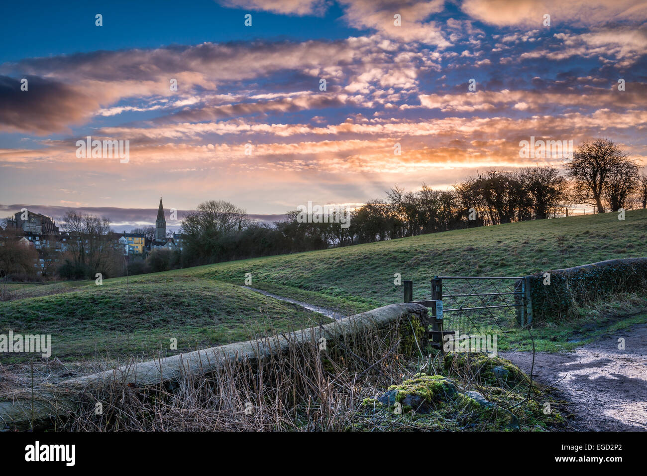 21. Februar im Morgengrauen Stockfoto