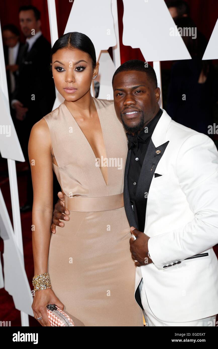 Schauspieler Kevin Hart besucht der 87. Academy Awards, Oscar, im Dolby Theatre in Los Angeles, USA, am 22. Februar 2015. © Dpa picture-Alliance/Alamy Live News Bildnachweis: Dpa picture-Alliance/Alamy Live News Stockfoto