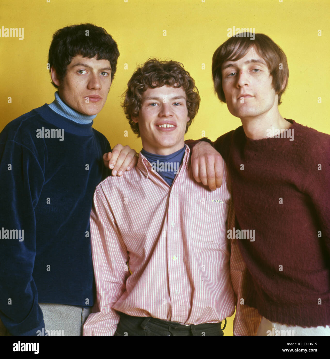 WARME Töne UK-pop-Gruppe im Jahr 1967. Nachschlagewerke erwähnen nur die Gruppe mit zwei Mitgliedern, aber in dieser Sitzung gab es drei. Foto Tony Gale Stockfoto