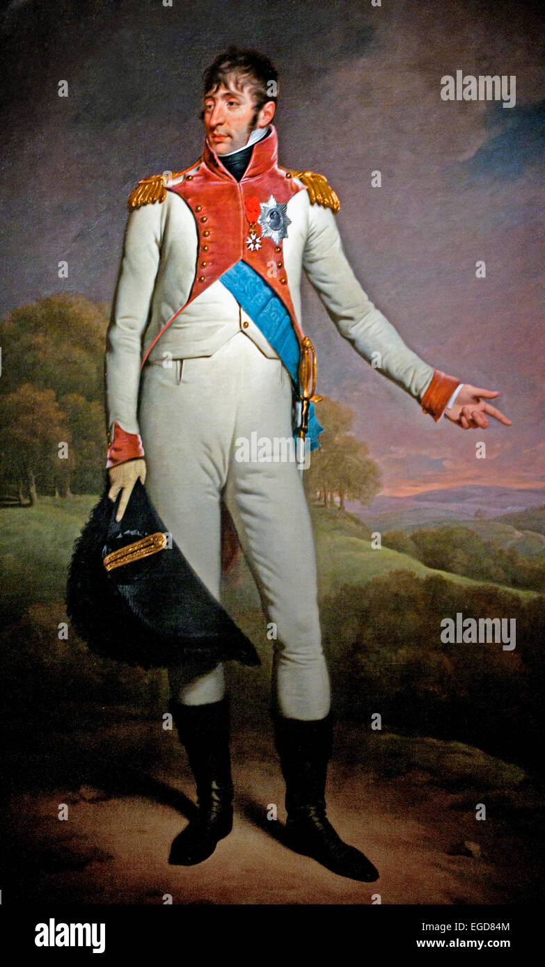 König Louis Napoléon Bonaparte war ein jüngerer Bruder Napoleons I., des französischen Imperators. Er war Monarch von 1806 bis 1810, dem Königreich Holland, Stockfoto