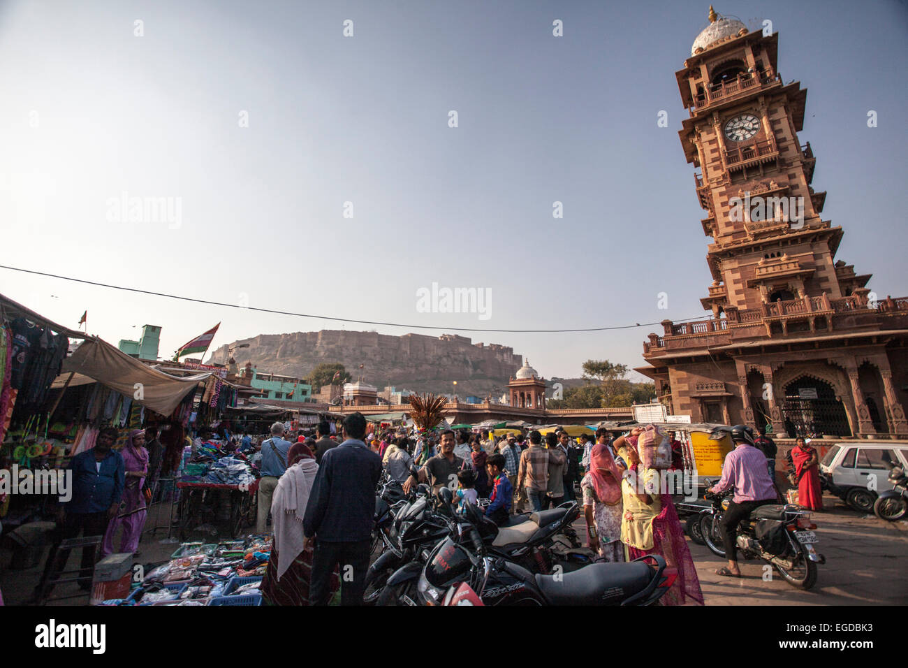Uhrturm Jodhpur Stockfoto