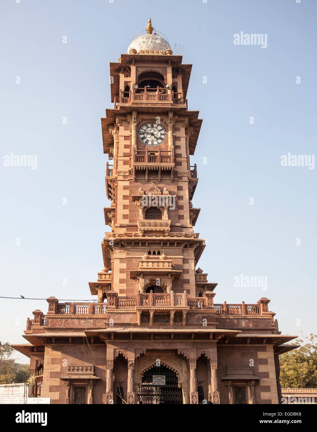 Uhrturm in Jodhpur Stockfoto