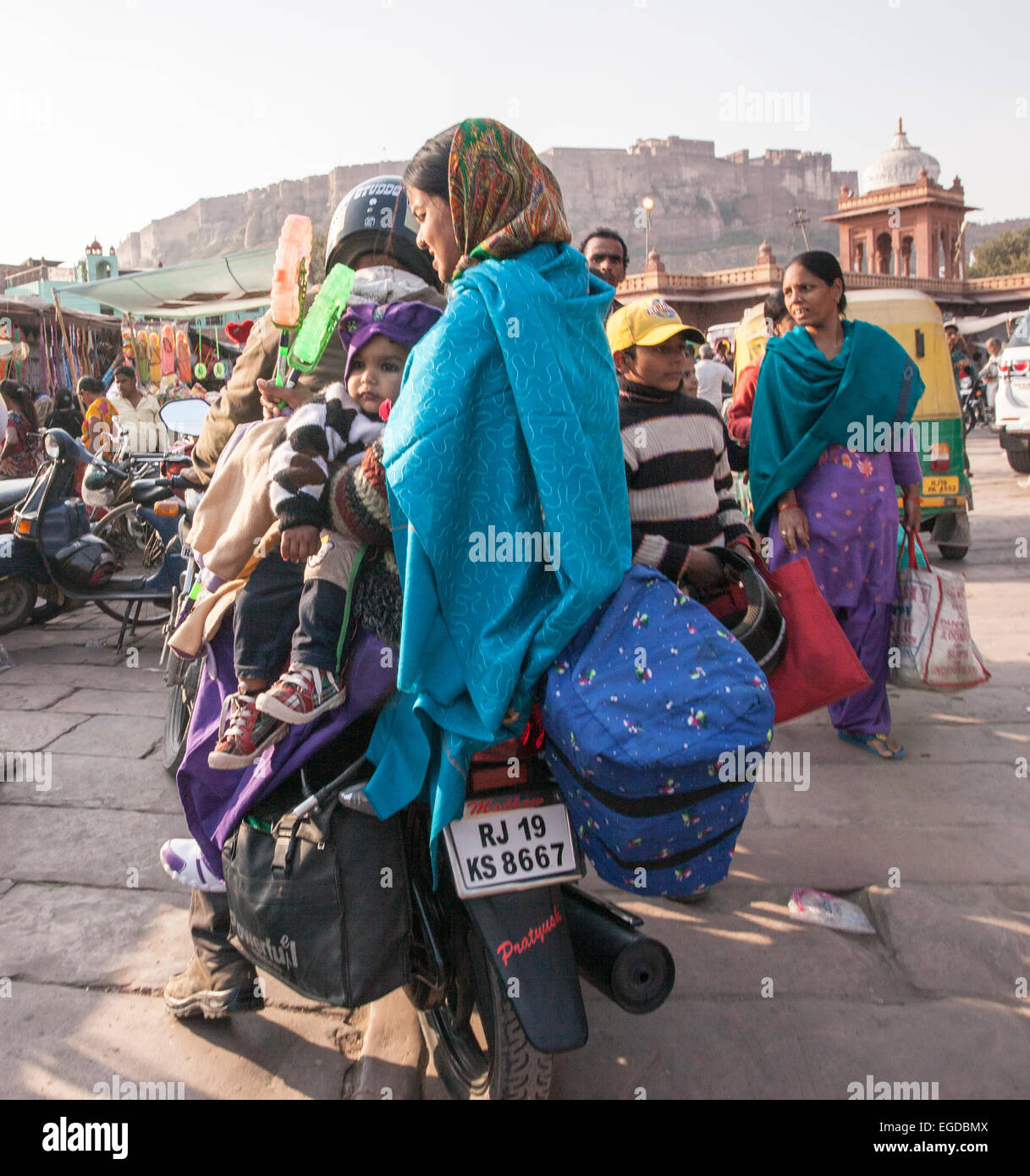 Marktplatz Jodhpur Stockfoto