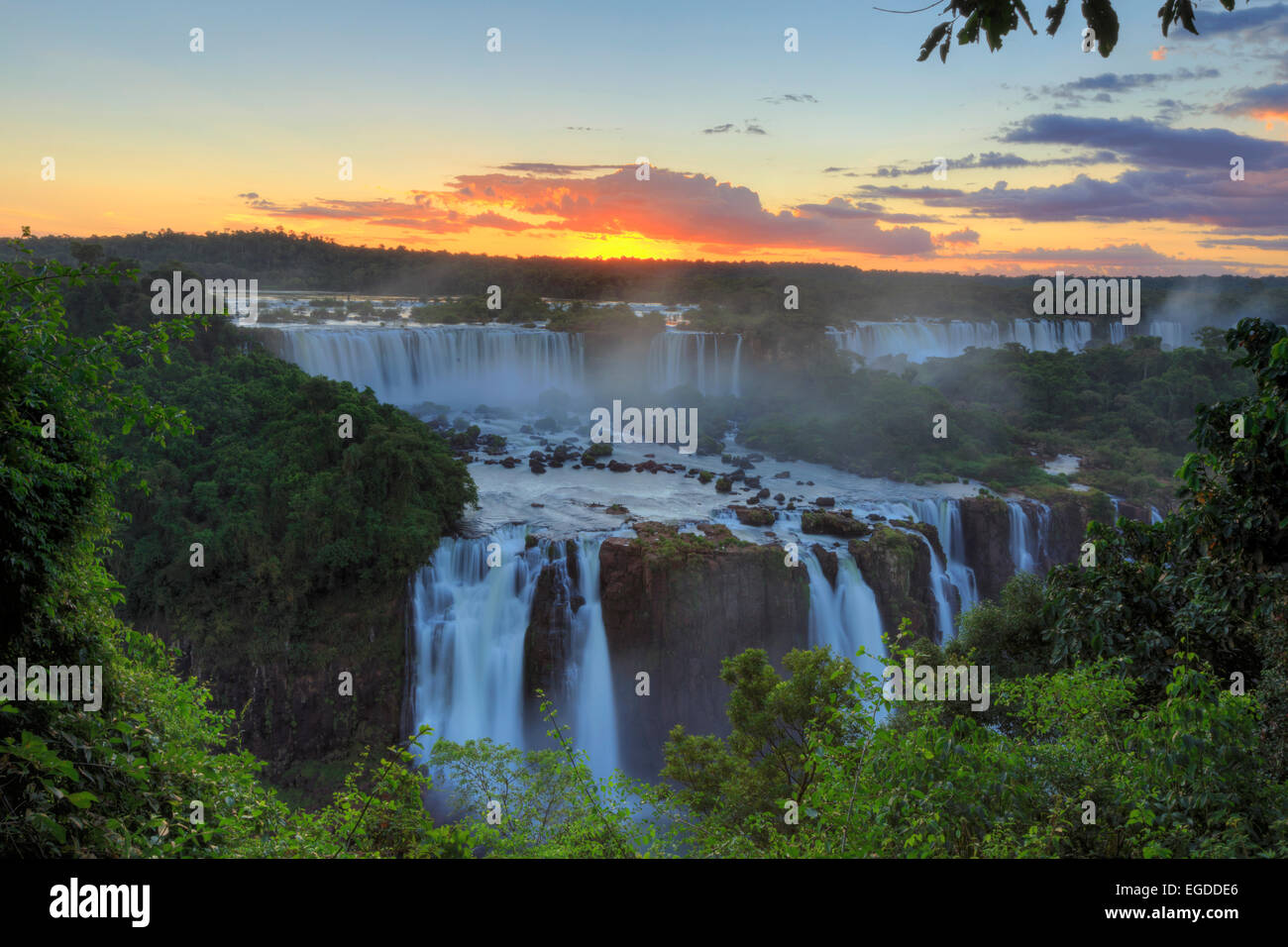 Brasilien, Parana, Iguassu Falls National Park (Cataratas Do Iguaçu) (der UNESCO) Stockfoto