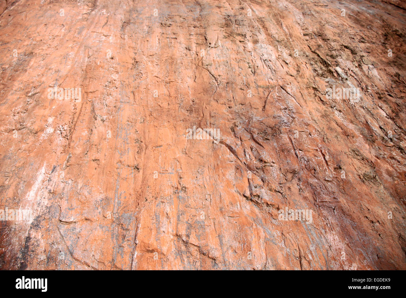 Oberfläche des braunen Wand für den Hintergrund. Stockfoto