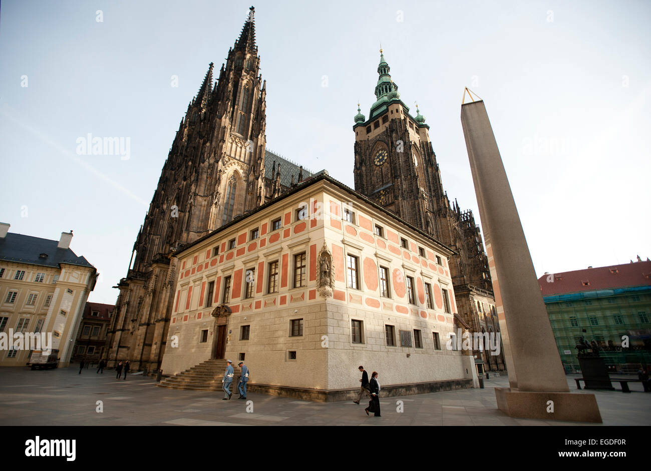 St.-Veits-Dom, Prag, Tschechische Republik, Europa Stockfoto