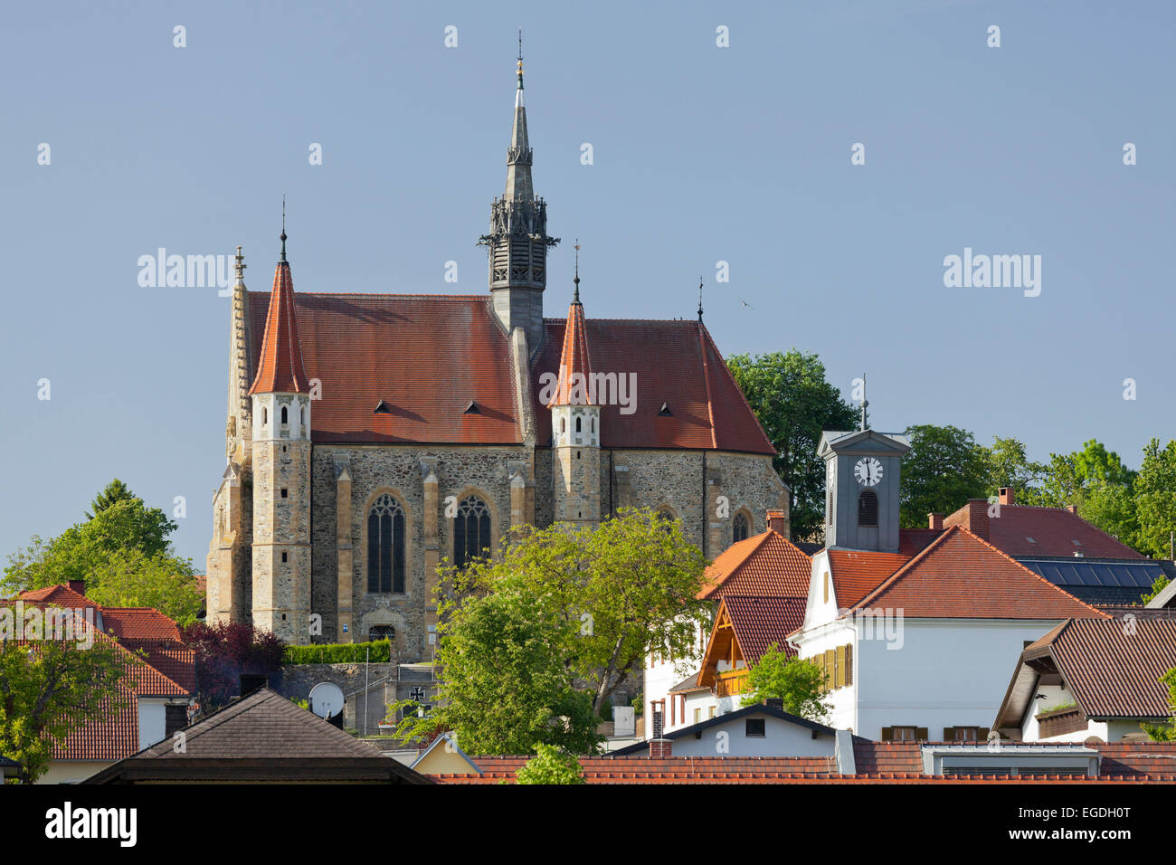 Wallfahrtskirche Mariasdorf, Burgenland, Österreich Stockfoto