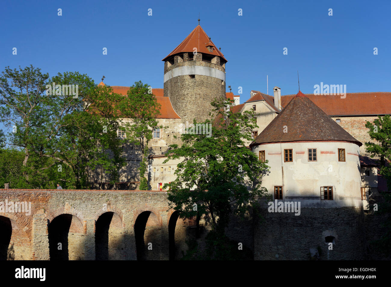 Burg Schlaining, Stadtschlaining, Burgenland, Österreich Stockfoto