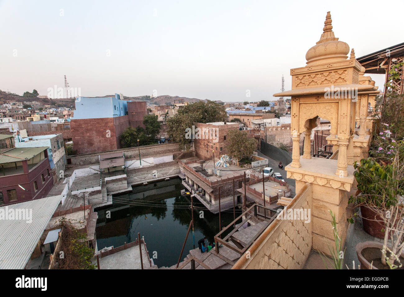 Jodhpur-Brunnen Stockfoto