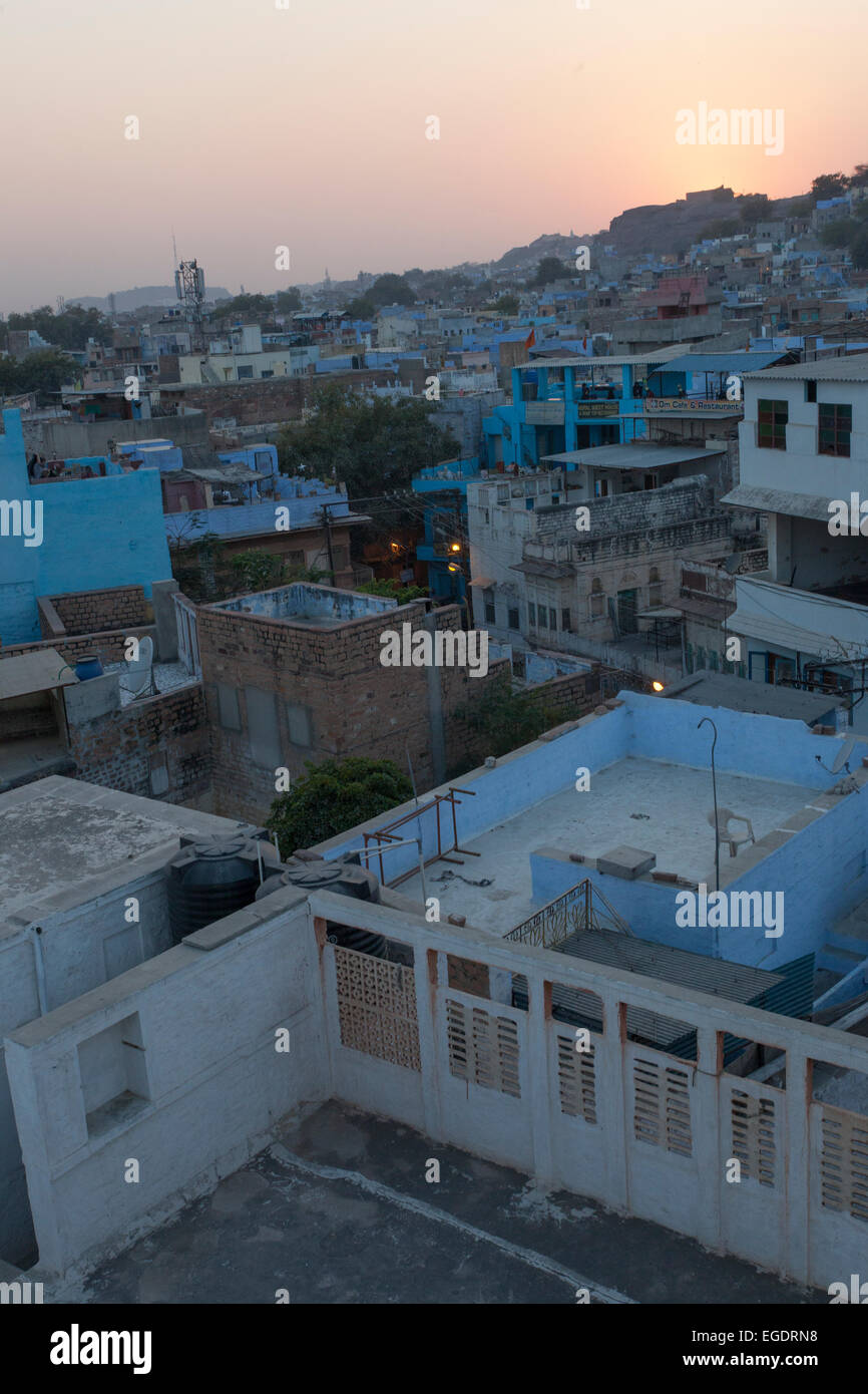 Nacht-Ansicht von Jodhpur Stockfoto