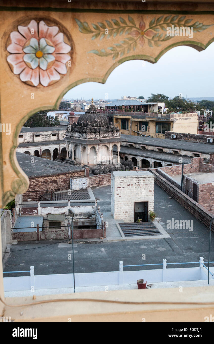 Tempel von oben Jodhpur Stockfoto