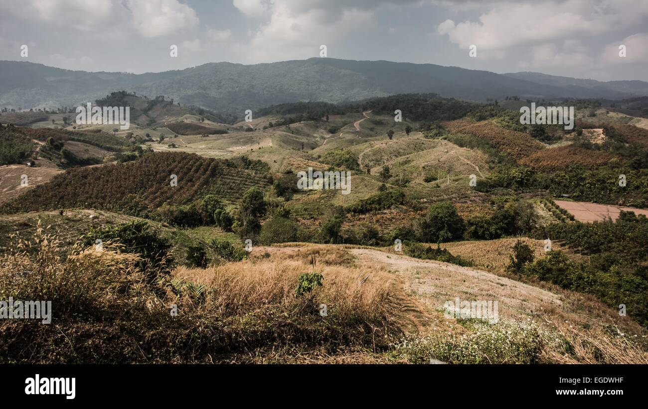 Landschaft in Nord - Ost-Thailand Stockfoto