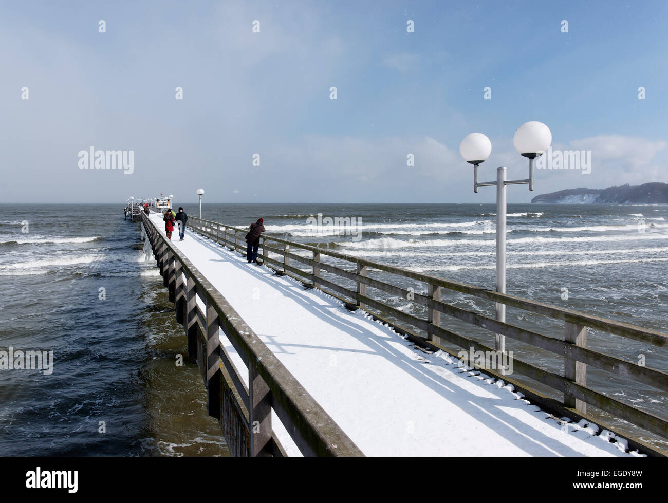 Pier im Seaside Resort Binz, Insel Rügen, Ostsee, Mecklenburg-Western Pomerania, Deutschland Stockfoto