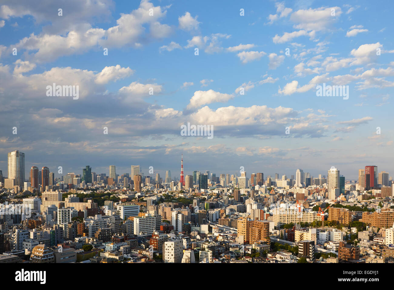 Stadtbild von Skyline von Tokyo, Tokyo, Japan Stockfoto