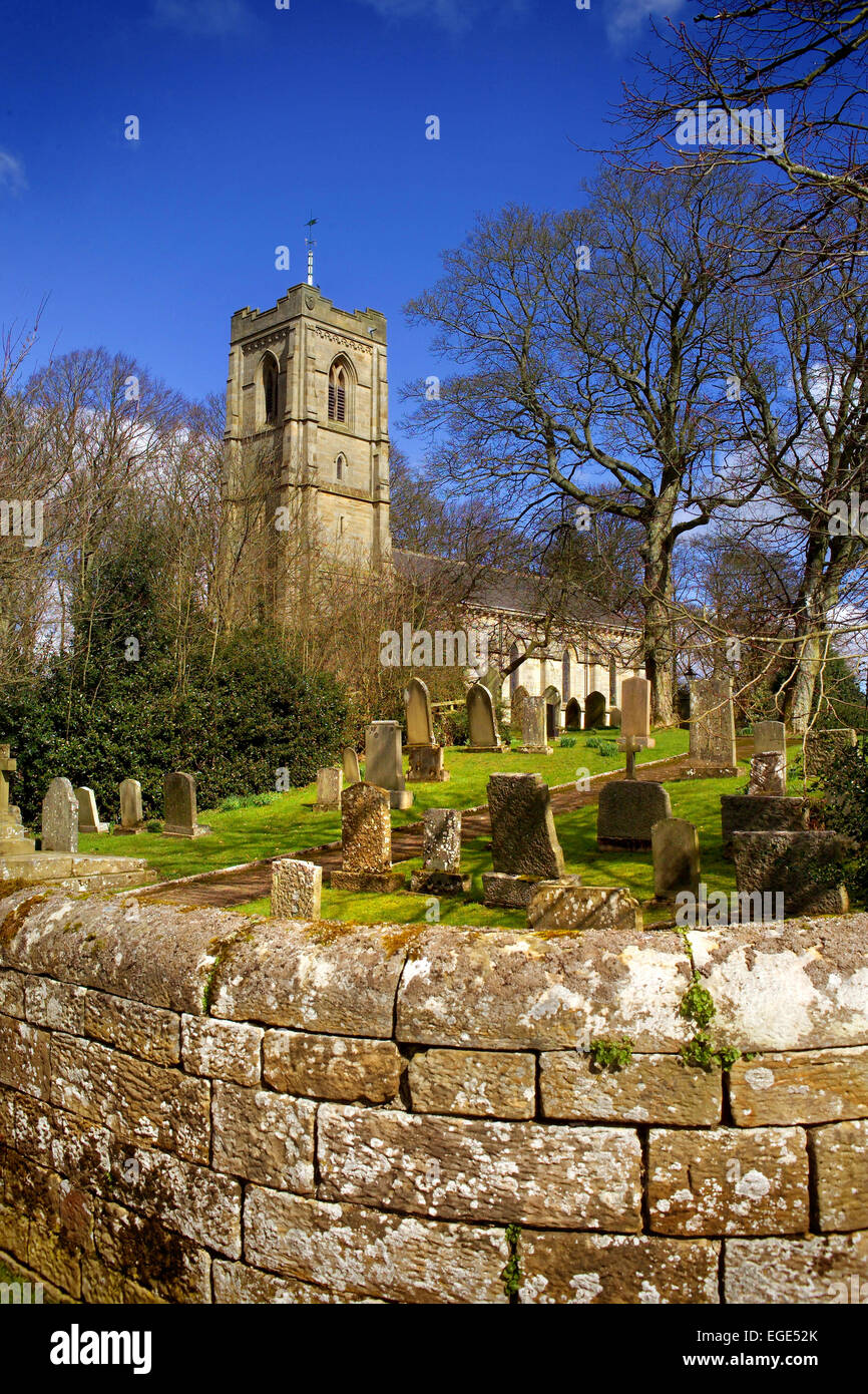 Holy Trinity Church, Cambo, Northumberland Stockfoto
