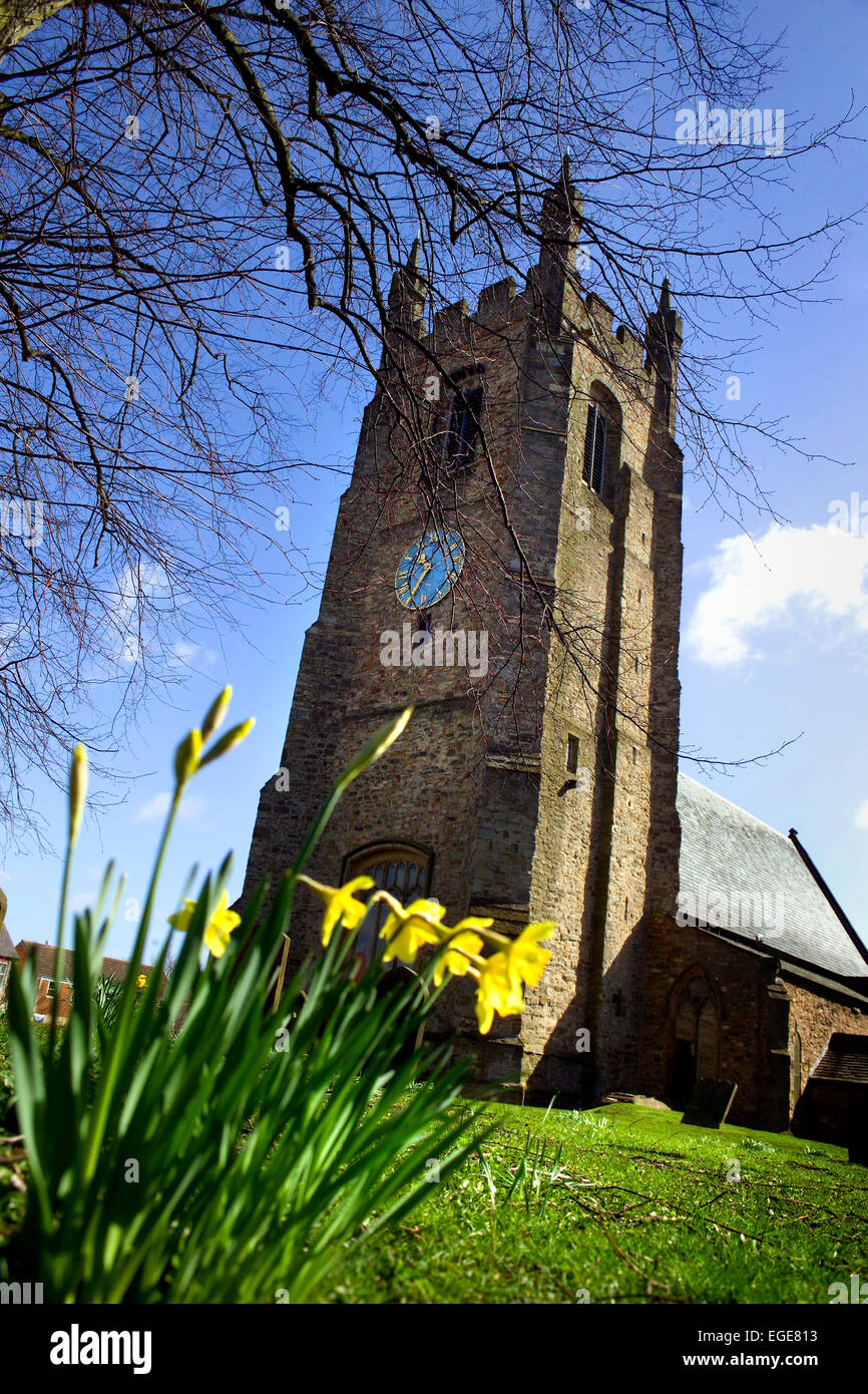 Kirche St. Edmund, Sedgefield County Durham Stockfoto
