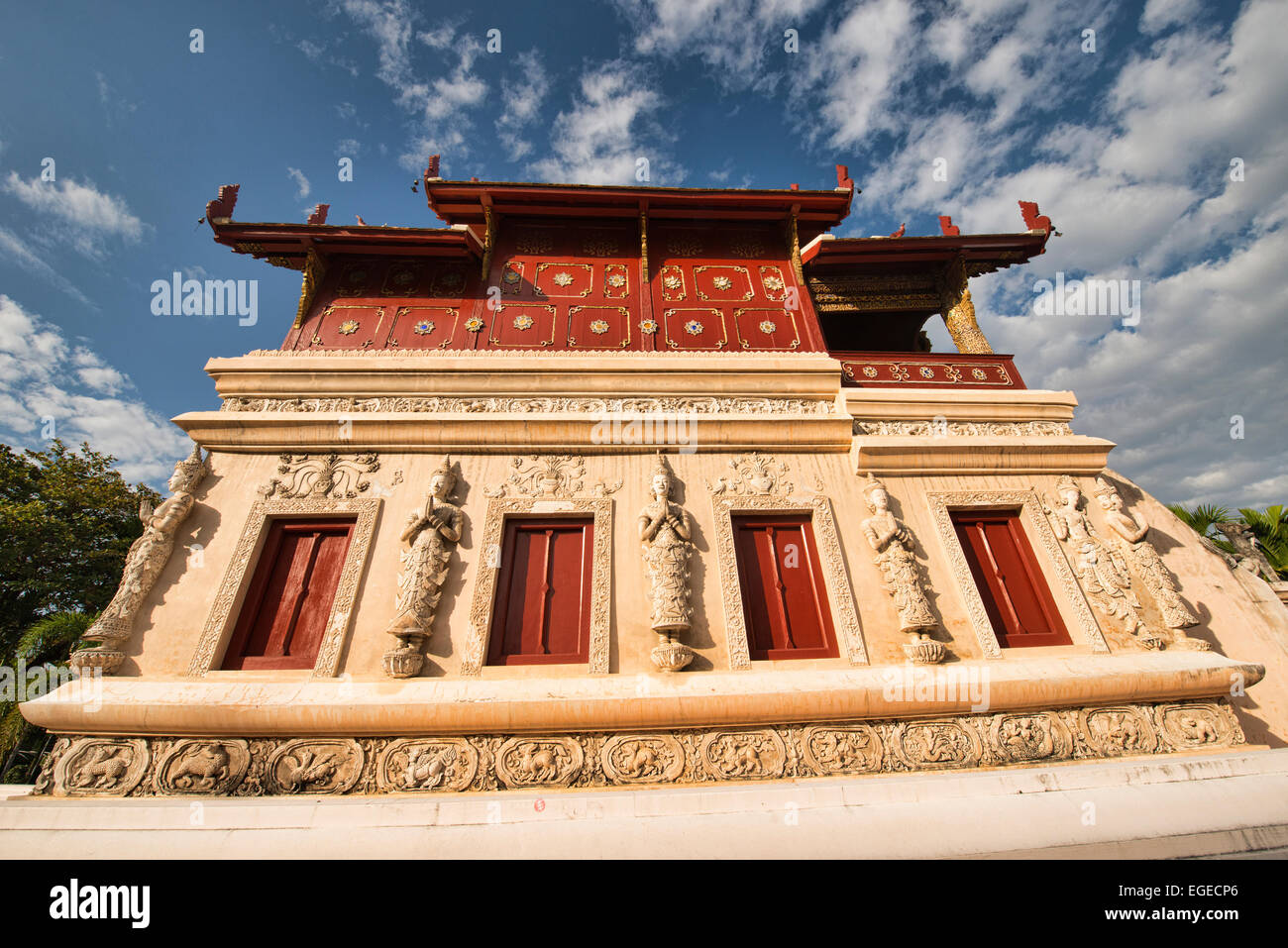 Wat Phra Singh in Chiang Mai, Thailand Stockfoto