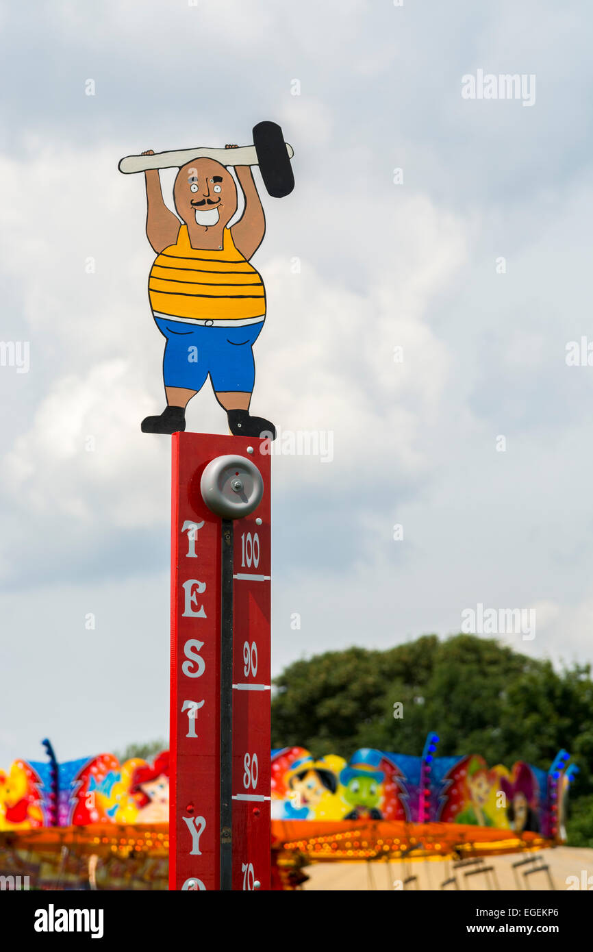 Freiem Himmel Karnevalstag in Chesterfield, Derbyshire, England Stockfoto