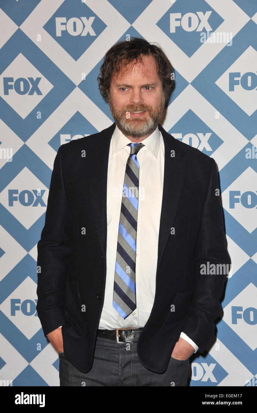 PASADENA, CA - 13. Januar 2014: Rainn Wilson auf der Fox TCA All-Star-Party im Hotel Langham Huntington, Pasadena. Stockfoto